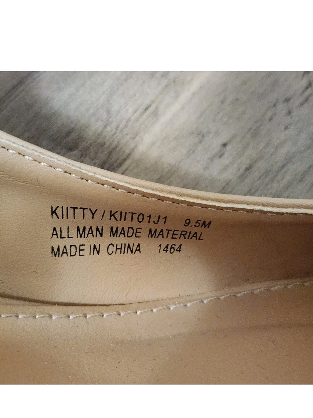 Madden Girl Kiitty Slingback Block Heel Pumps Beige Black Cap Toe Women 9.5 M - Picture 16 of 16